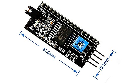 Ecrane LCD, TFT, OLED - Adaptor IIC pentru LCD 1602 / 2004