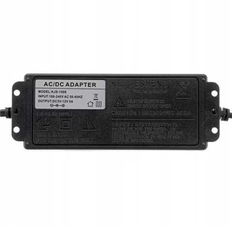 Alimentator universal reglabil cu afisaj LED, 3-12V DC, 5A, 60W, KJS-1509 [3]