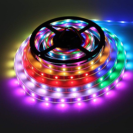 Panouri led si accesorii - Banda LED digitala WS2812 RGB 5m