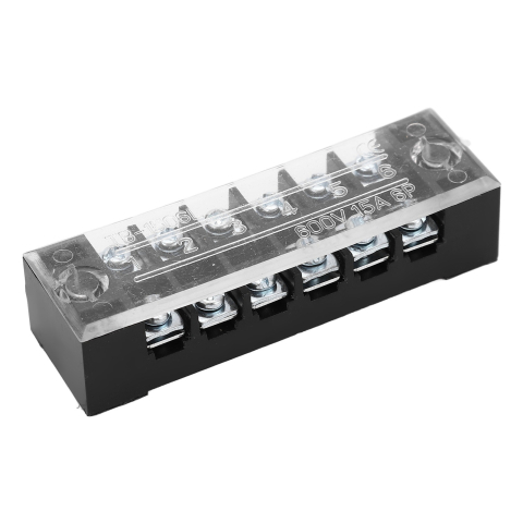 Bloc terminal 6 conexiuni, TB-2506, 600V, 25A, capac protectie [3]