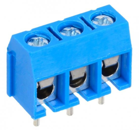 Bloc terminal / regleta PCB 3 pini cu surub KF301-3P, pas 5mm (set 10 buc) [1]