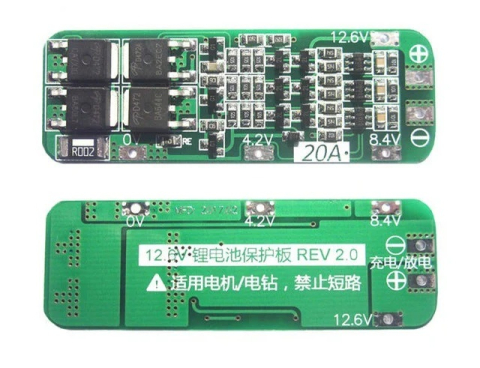 BMS 3S 20A fara balansare pentru baterii Li-ion (12.6V) [1]