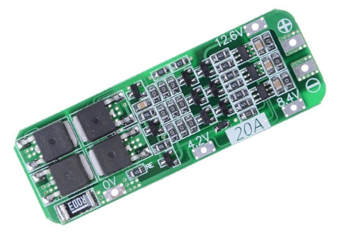 Acumulatori, BMS si accesorii - BMS 3S 20A fara balansare pentru baterii Li-ion (12.6V)