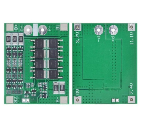 BMS 3S 25A cu balansare pentru baterii Li-ion (12.6V) [1]