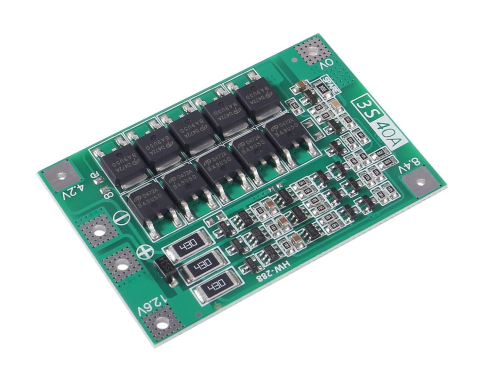 Acumulatori, BMS si accesorii - BMS 3S 40A cu balansare pentru baterii Li-ion (12.6V)