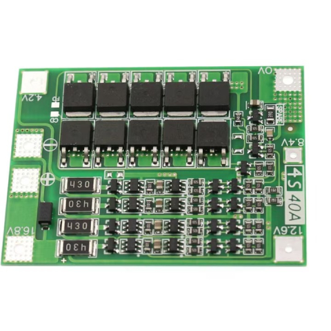 Acumulatori, BMS si accesorii - BMS 4S 40A cu balansare pentru baterii Li-ion (16.8V)