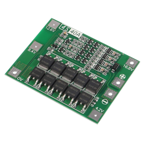 BMS - BMS 4S 40A Enhanced fara balansare pentru baterii Li-ion (16.8V)