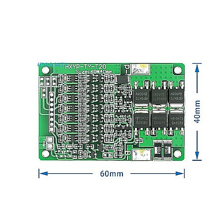 BMS 7S 15A HXYP-TY-T20 Protectie Echilibrare Si Incarcare Acumulatori Litiu 18650 [1]