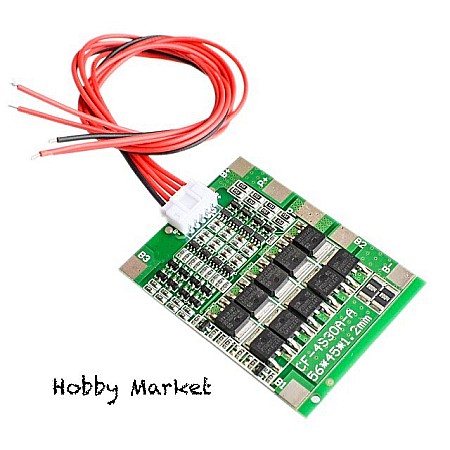 Acumulatori si Module BMS - BMS protectie, echilibrare acumulator Litiu 4S 18650, 30A