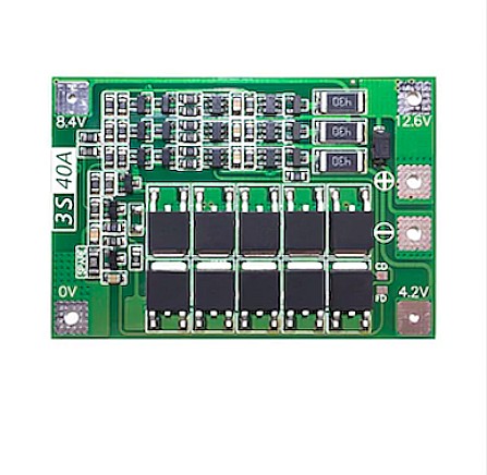 Acumulatori si Module BMS - BMS protectie, echilibrare acumulatori 3S Litiu 18650, 40A