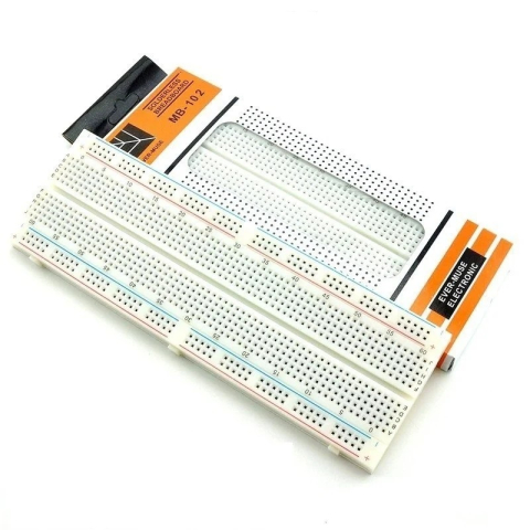 Accesorii si componente pentru Arduino - Breadboard MB-102 830 puncte, placa de test fara lipire, Arduino