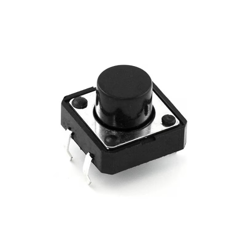 Accesorii si componente pentru Arduino - Buton mecanic breadboard 12x12x6mm, B3F4055, negru