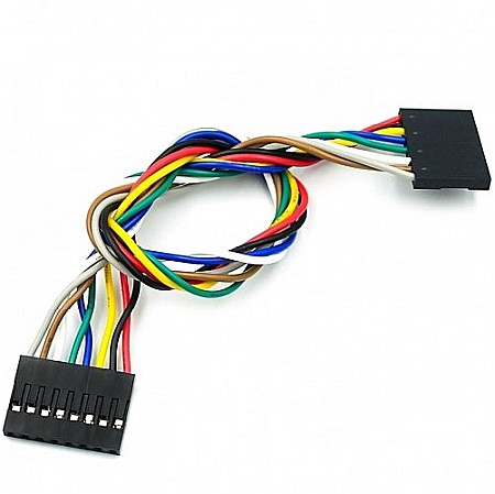 Cabluri si conectori - Cablu de conectare mama mama, 8 pin, 200mm spiralat