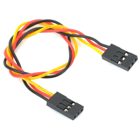 Accesorii si componente pentru Arduino - Cablu Dupont mama mama 3 pin 200mm