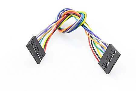 Cabluri si conectori - Cablu Dupont mama mama, 9 pin, 200 mm