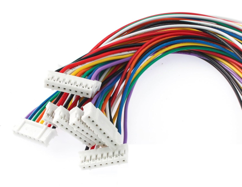 Cabluri si conectori pentru acumulatori si BMS - Cablu cu conector PH2.0, 8 pini, 20cm, fire libere la un capat