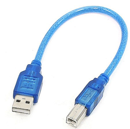 Cabluri si adaptoare - Cablu USB 2.0 tip A la tip B, 30cm, pentru placi de dezvoltare si imprimante