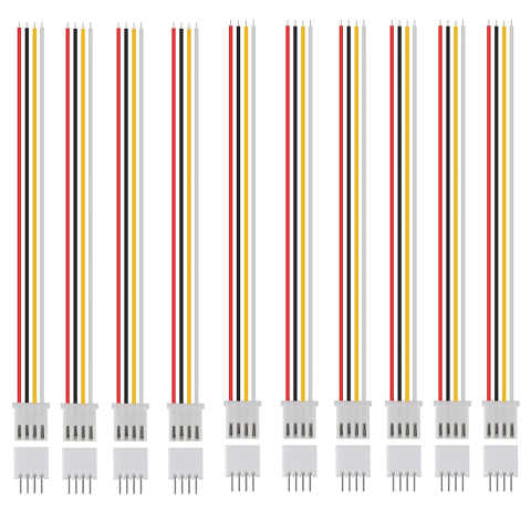 Cablu XH2.54 4P 26AWG pentru balansare acumulatori 3S, mufa mama-tata, 20cm [2]