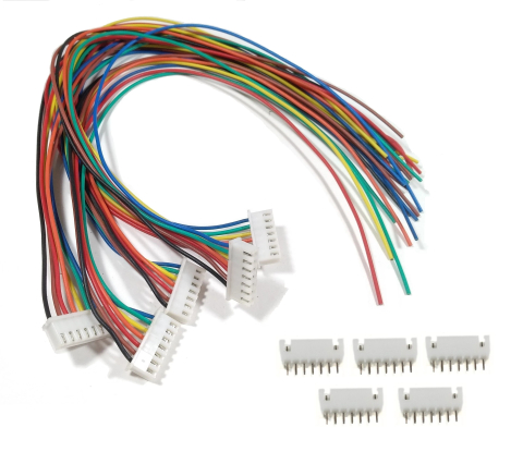 Cablu XH2.54 7P 26AWG pentru balansare acumulatori 6S, mufa mama-tata, 20cm [1]
