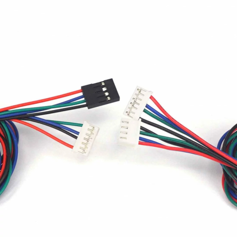 Cablu XH2.54 pentru motor pas cu pas NEMA17, 1m, conectori negru si alb [2]