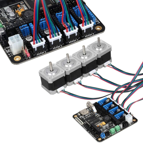 Cablu XH2.54 pentru motor pas cu pas NEMA17, 1m, conectori negru si alb [5]