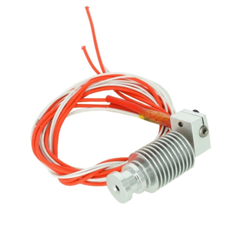 Cap de printare - Cap printare hotend E3D V6, 12V 40W, duza 0.4mm, filament 1.75mm, fara conector pneumatic