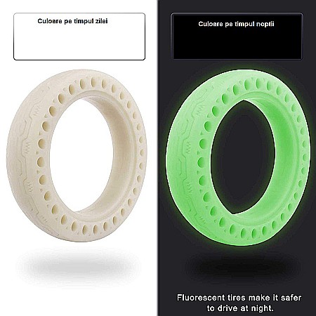 Cauciuc plin fluorescent verde expus in showroom Xiaomi Mijia M365 / M365 PRO/ Mi PRO 2/ Mi 1S [1]