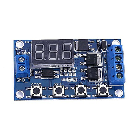 Relee - Modul comutatie programabil XY-J04 cu 2 MOSFETI, 5V-36V, 15A