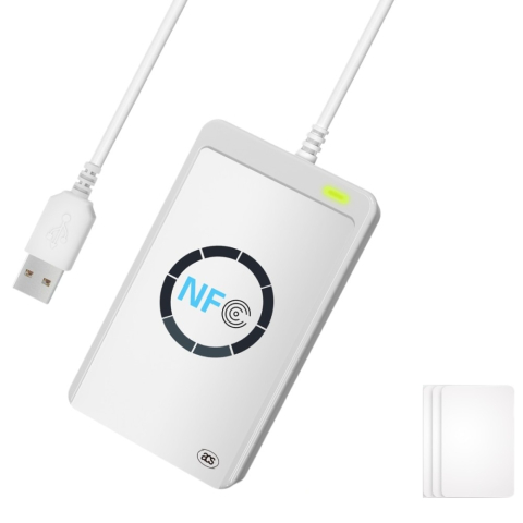 Componente Arduino - Cititor de carduri NFC ACR122U-A9 13.56 MHz, USB, 3 carduri incluse, portabil