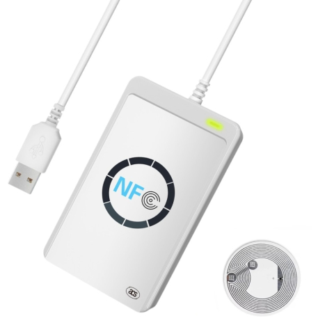 Accesorii si componente pentru Arduino - Cititor NFC ACR122U-A9 13.56MHz USB, cu 30 etichete NFC si software, portabil