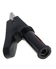 Cabluri si conectori - Cleste crocodil izolat NEGRU 6cm