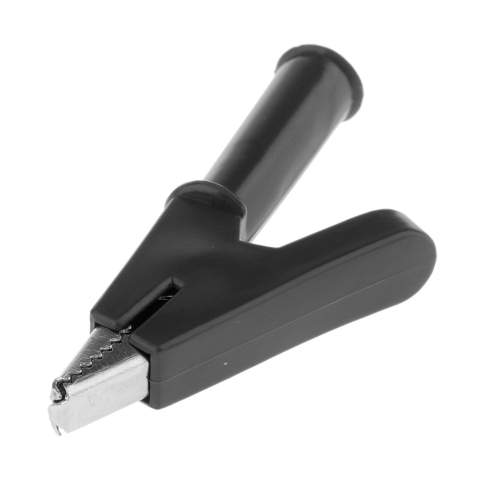 Aparate de masura si testare - Cleste de testare crocodil izolat, 5cm, negru