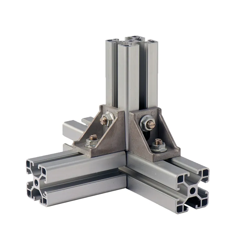 Coltar din aluminiu 2028, unghi drept, cu gaura alungita (set 2 buc.) [2]