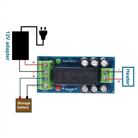 Comutator automat baterie XH-M350, back-up 12V 12A la caderea curentului [2]