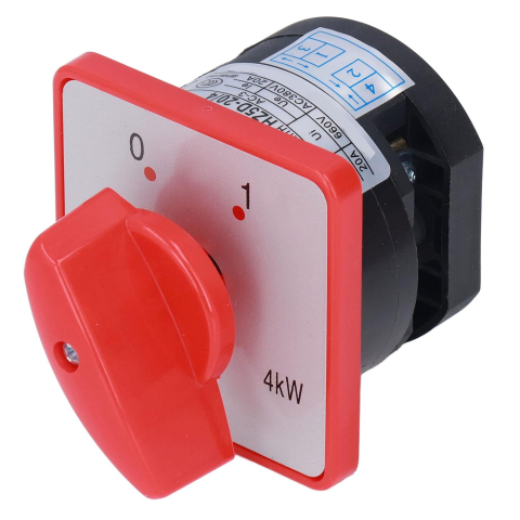 Scule si aparate de masura - Comutator rotativ cu came HZ5D-20/4 L01, 2 pozitii 0-1, 20A, 4kW