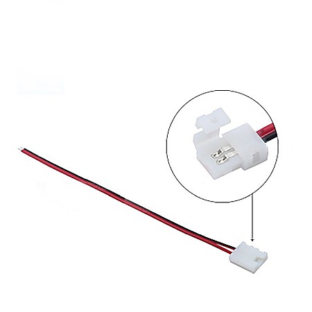 Cabluri si conectori - Conector banda LED 2835, 5mm, 12-24V, 2 pin (set 10 buc)