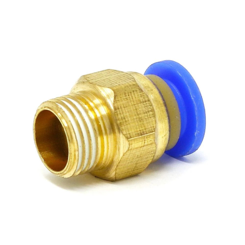 Conector pneumatic SPC6-01 pentru tub PTFE 6mm, filet R1/8, imprimanta 3D [1]