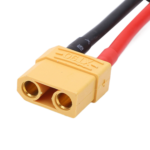 Cabluri si adaptoare - Conector XT60 mama cu cablu, 10 cm, 12AWG, pentru acumulatori si alimentare DC