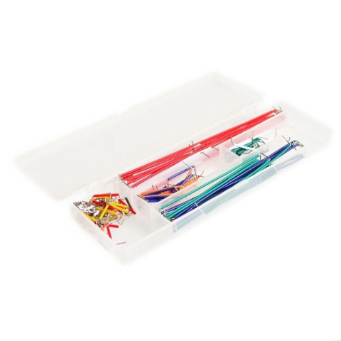 Accesorii si componente pentru Arduino - Set 140 fire jumper rigide pentru breadboard, 22 AWG, lungimi 2-125mm