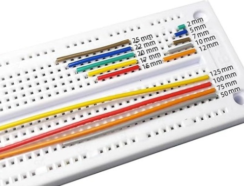 Set 140 fire jumper rigide pentru breadboard, 22 AWG, lungimi 2-125mm [1]