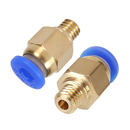 Componente imprimante 3D - Conectori pneumatici PC4-M6 1.75mm, filet 6mm imprimanta 3D