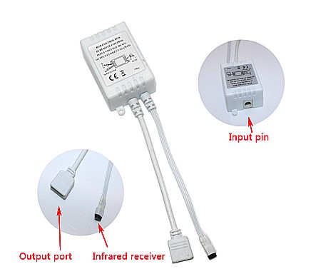 Controller banda led RGB cu telecomanda IR [1]