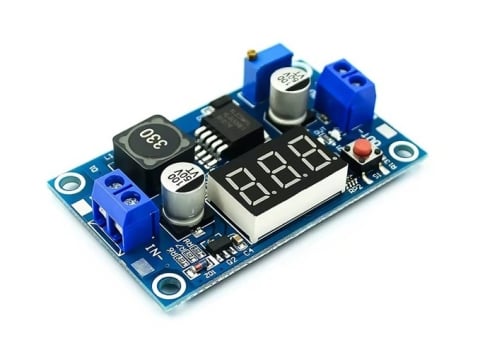 Surse de alimentare - Convertor ajustabil DC-DC step-up XL6009 5-32V la 5-40V, display led