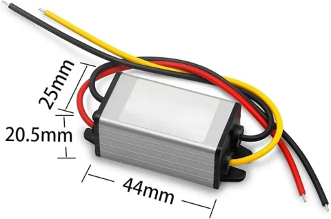 Convertor DC-DC step-down 12V 24V la 5V, 5A, rezistent la apa IP68 [2]