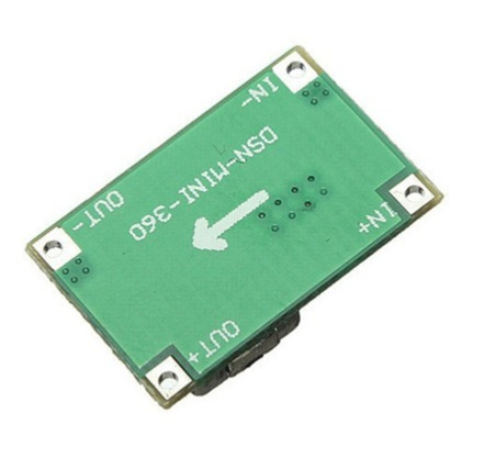 Convertor DC-DC step-down LM2596 Mini360, de la 4.75V-23V la 1V-17V ajustabil [1]