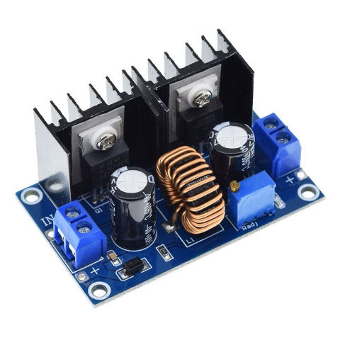 Convertoare DC-DC - Convertor DC-DC step-down XH-M401 XL4016E1, 4-40V la 1.25-36V, 8A, 200W