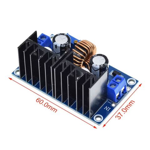 Convertor DC-DC step-down XH-M401 XL4016E1, 4-40V la 1.25-36V, 8A, 200W [3]