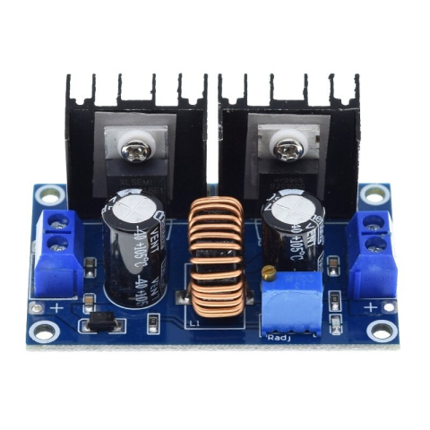 Convertor DC-DC step-down XH-M401 XL4016E1, 4-40V la 1.25-36V, 8A, 200W [1]