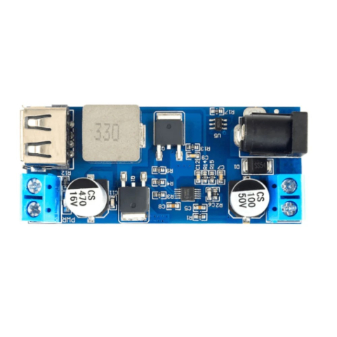 Convertor DC-DC step-down XY-3606, 9-36V la 5.2V, 5A, 25W, USB-A si borne​​​​​​​ [3]