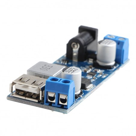Convertor DC-DC step-down XY-3606, 9-36V la 5.2V, 5A, 25W, USB-A si borne​​​​​​​ [2]